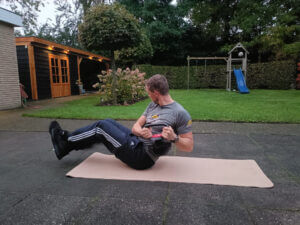 Personal training oefening: Russische twist